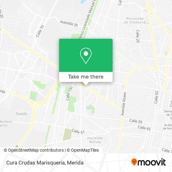 Cura Crudas Marisqueria map