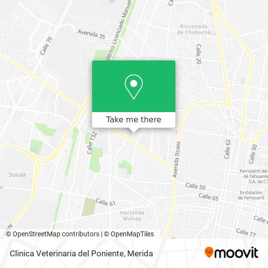Mapa de Clinica Veterinaria del Poniente
