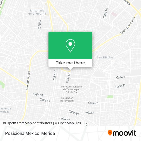 Mapa de Posiciona México