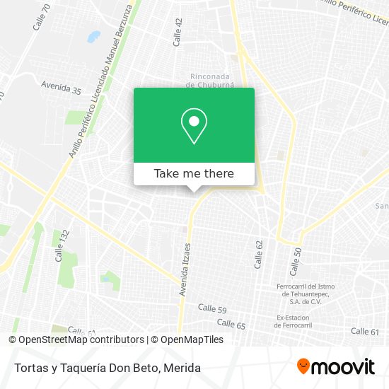 Tortas y Taquería Don Beto map