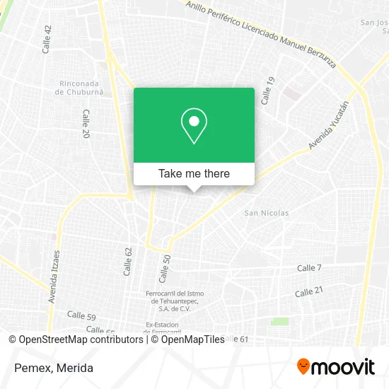 Pemex map