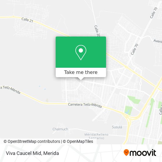Mapa de Viva Caucel Mid