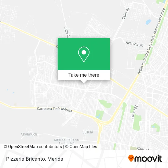 Pizzeria Bricanto map