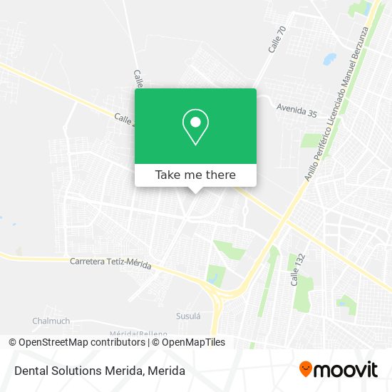 Dental Solutions Merida map