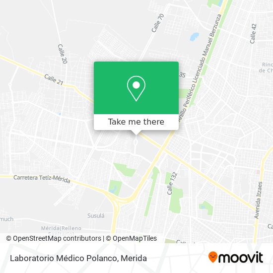 Laboratorio Médico Polanco map