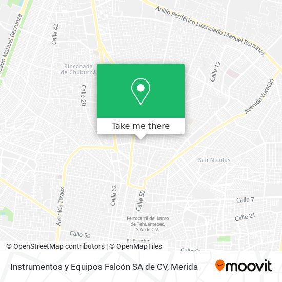 Instrumentos y Equipos Falcón SA de CV map
