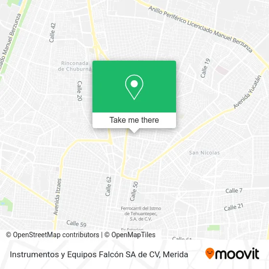 Mapa de Instrumentos y Equipos Falcón SA de CV