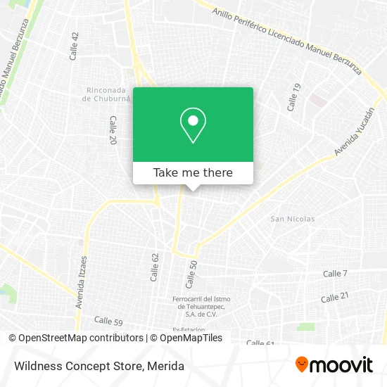 Wildness Concept Store map