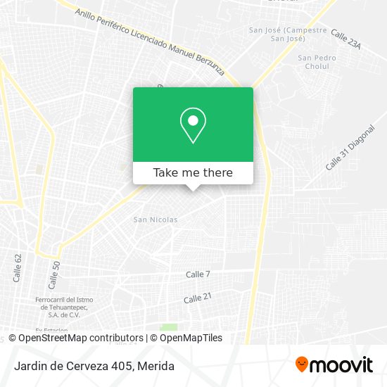 Mapa de Jardin de Cerveza 405