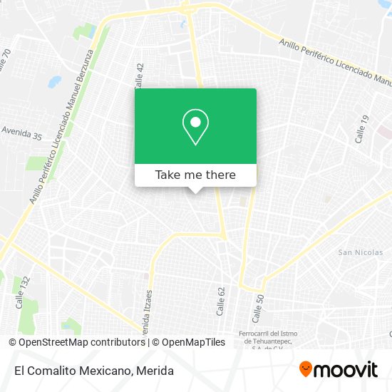Mapa de El Comalito Mexicano