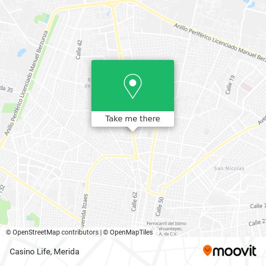 Mapa de Casino Life