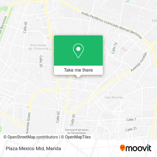 Mapa de Plaza Mexico Mid