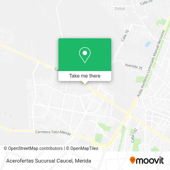 Acerofertas Sucursal Caucel map