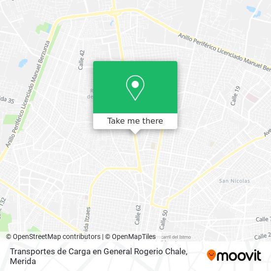 Transportes de Carga en General Rogerio Chale map