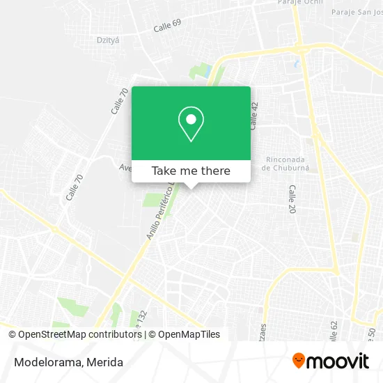 Modelorama map
