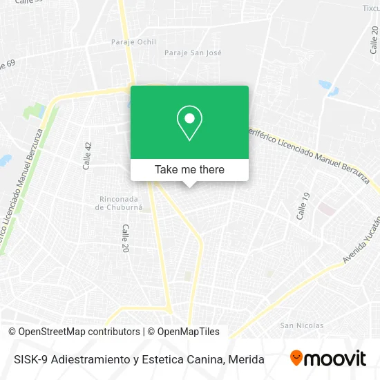 Mapa de SISK-9 Adiestramiento y Estetica Canina