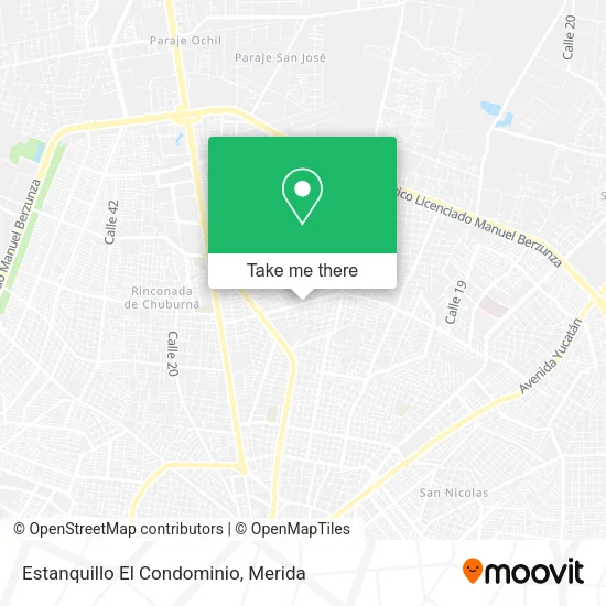 Mapa de Estanquillo El Condominio