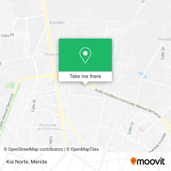 Mapa de Kia Norte