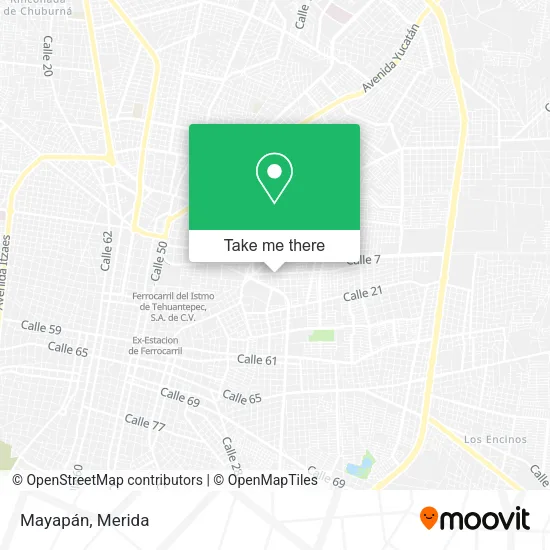 Mayapán map
