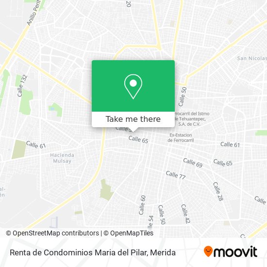 Renta de Condominios Maria del Pilar map