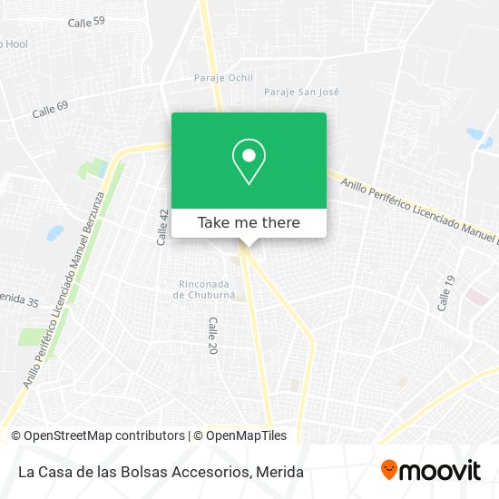 La Casa de las Bolsas Accesorios map