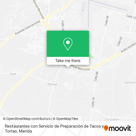Restaurantes con Servicio de Preparación de Tacos y Tortas map