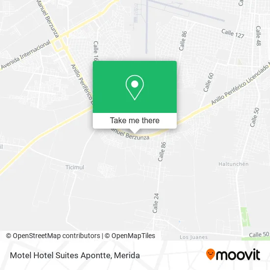 Mapa de Motel Hotel Suites Apontte