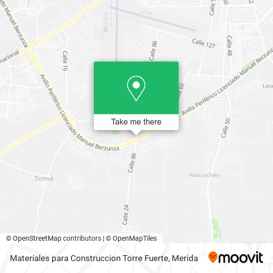 Mapa de Materiales para Construccion Torre Fuerte