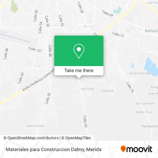 Mapa de Materiales para Construccion Dalmy