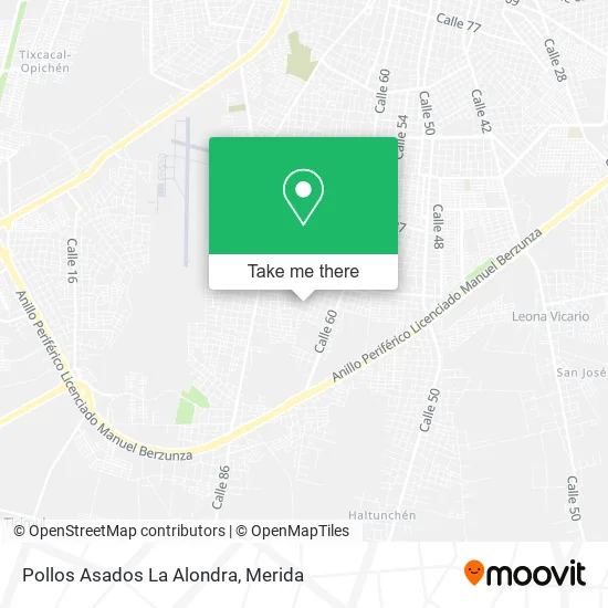 Pollos Asados La Alondra map