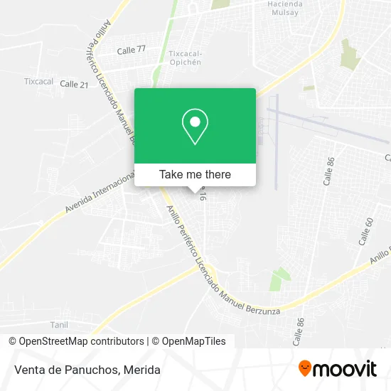 Venta de Panuchos map