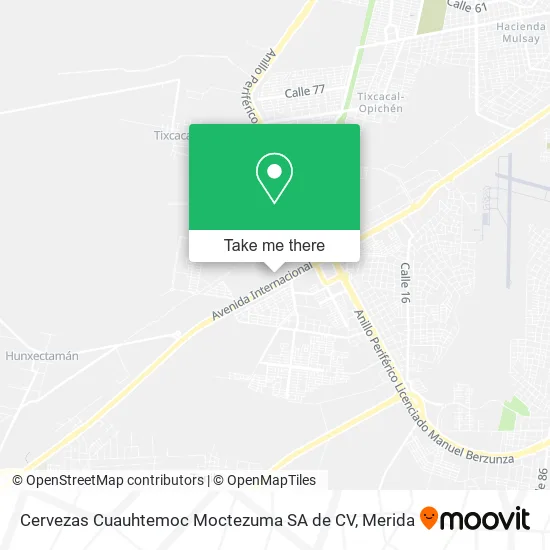 Mapa de Cervezas Cuauhtemoc Moctezuma SA de CV
