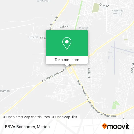 BBVA Bancomer map