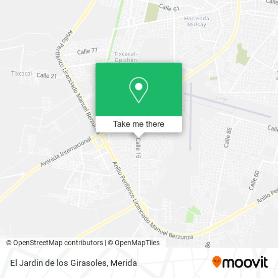 Mapa de El Jardin de los Girasoles