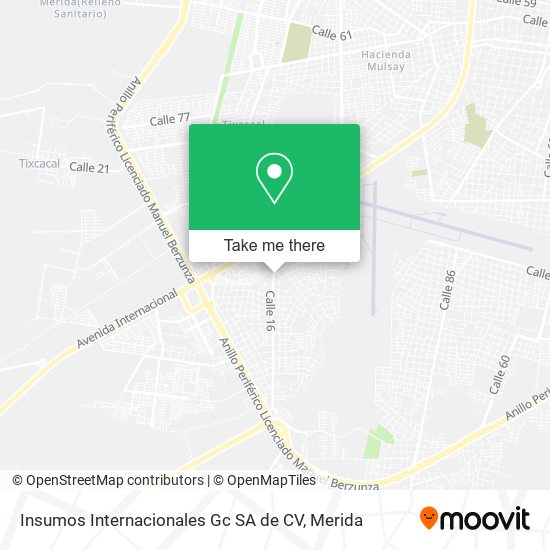 Mapa de Insumos Internacionales Gc SA de CV