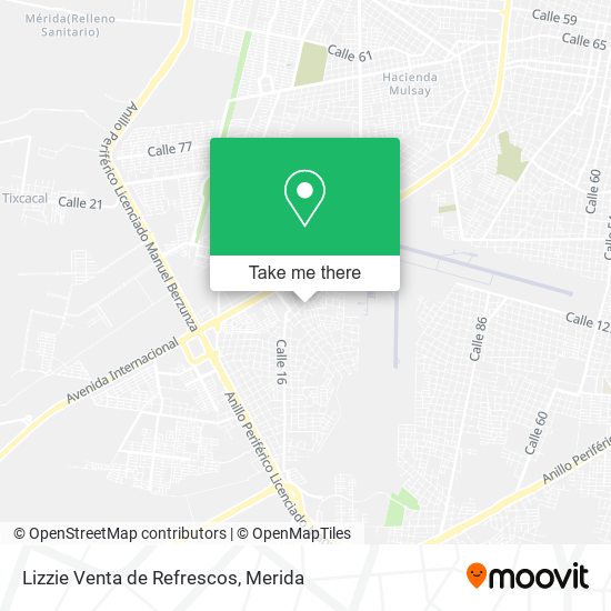 Lizzie Venta de Refrescos map