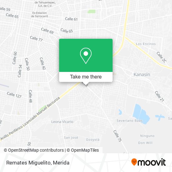 Remates Miguelito map