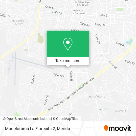Mapa de Modelorama La Florecita 2
