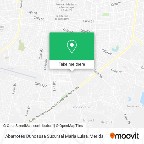 Abarrotes Dunosusa Sucursal Maria Luisa map