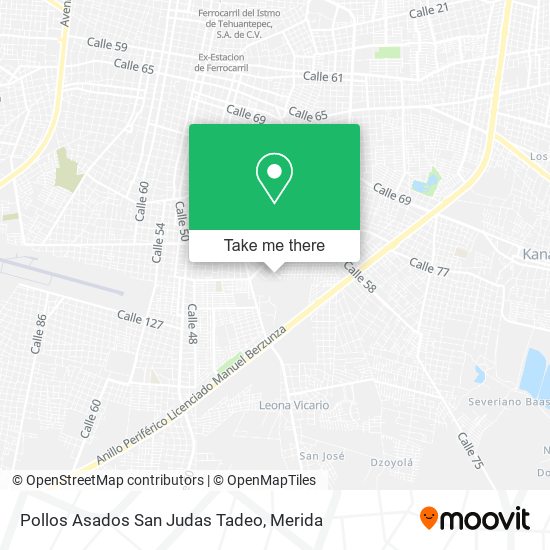 Pollos Asados San Judas Tadeo map