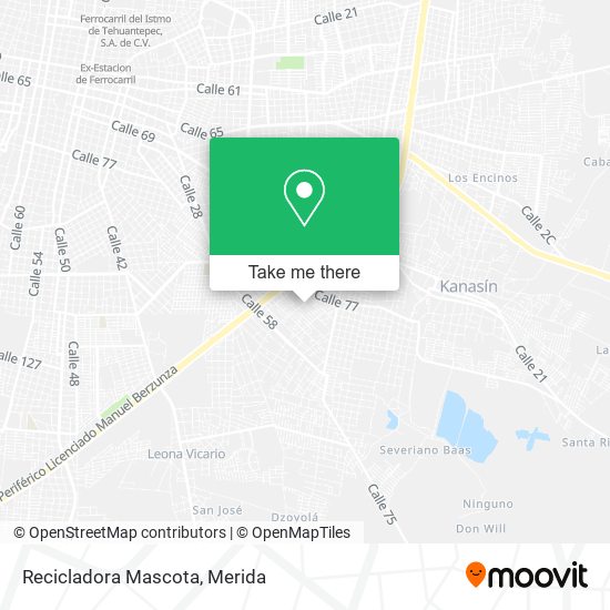 Recicladora Mascota map