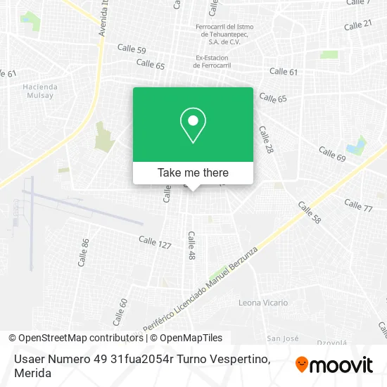 Mapa de Usaer Numero 49 31fua2054r Turno Vespertino