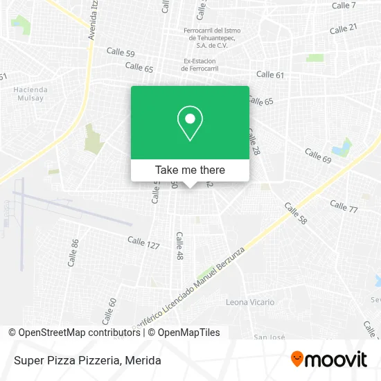 Pizzeria Super Pizza map
