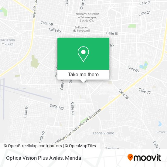 Optica Vision Plus Aviles map