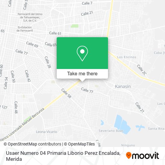 Usaer Numero 04 Primaria Liborio Perez Encalada map