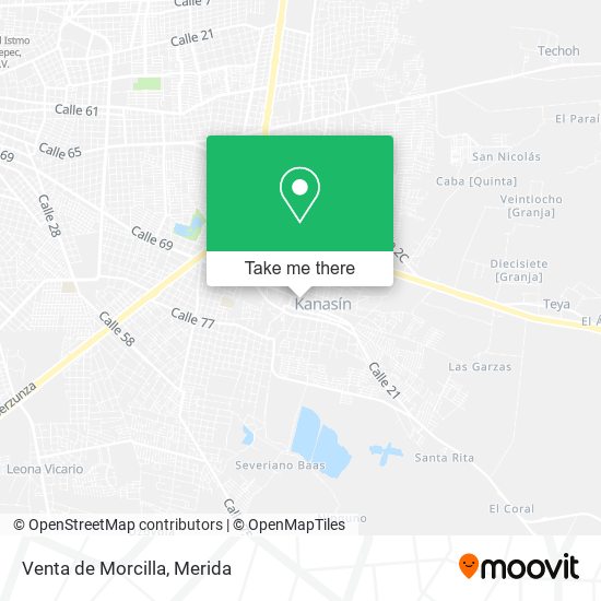 Venta de Morcilla map