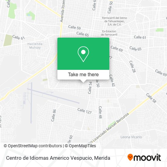 Mapa de Centro de Idiomas Americo Vespucio