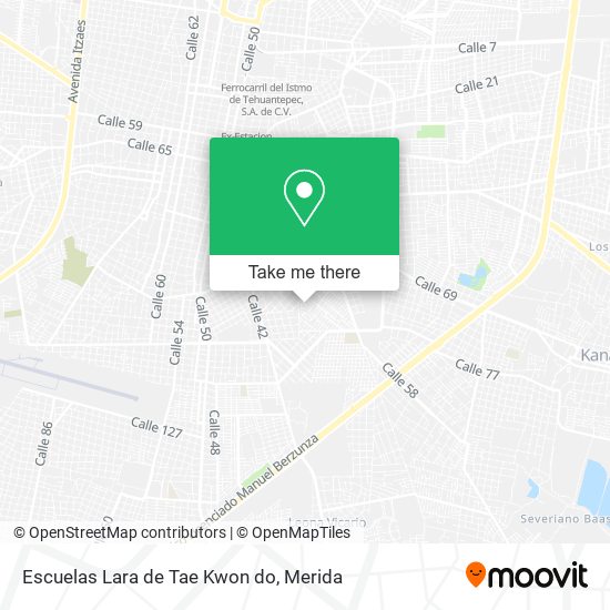 Escuelas Lara de Tae Kwon do map