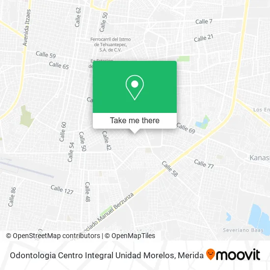 Odontologia Centro Integral Unidad Morelos map