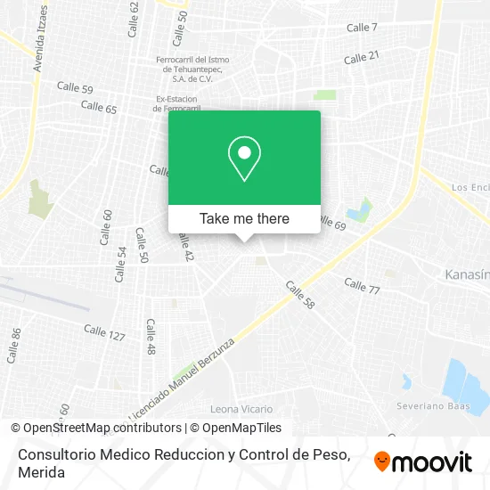 Mapa de Consultorio Medico Reduccion y Control de Peso